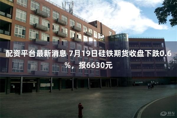 配资平台最新消息 7月19日硅铁期货收盘下跌0.6%，报6630元