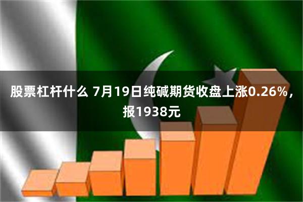 股票杠杆什么 7月19日纯碱期货收盘上涨0.26%，报1938元