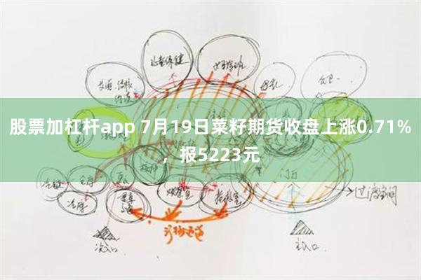 股票加杠杆app 7月19日菜籽期货收盘上涨0.71%，报5223元