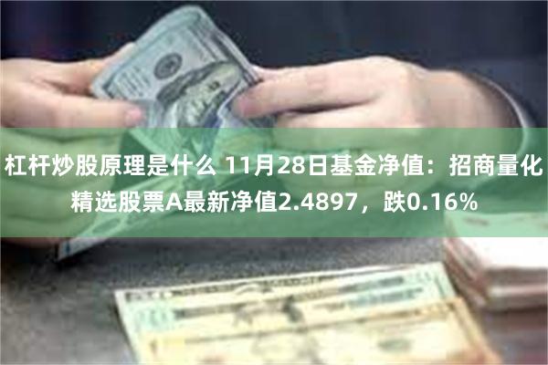 杠杆炒股原理是什么 11月28日基金净值：招商量化精选股票A最新净值2.4897，跌0.16%