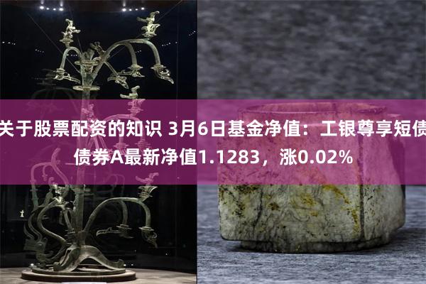 关于股票配资的知识 3月6日基金净值：工银尊享短债债券A最新净值1.1283，涨0.02%